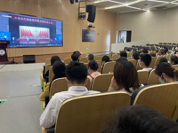 我院组织党员干部集中观看中国共产党泰州市第六次代表大会开幕