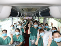 我院组织50人赴南京参与核酸采集